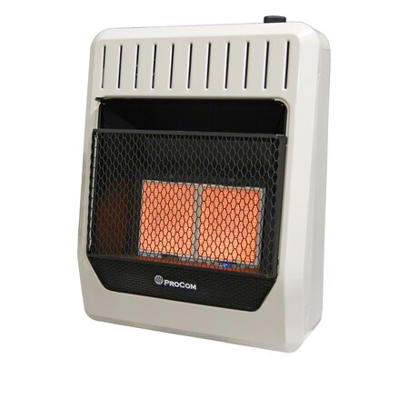 Procom Ventless Liquid Propane Infrared Plaque Heater - 18,000 Btu, Man ML2PHG
